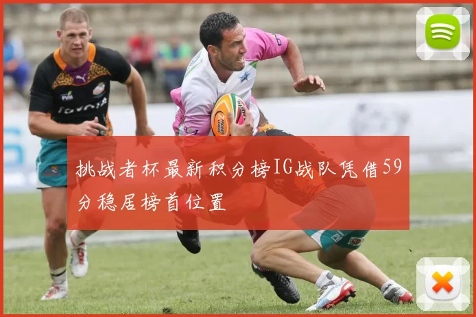 挑战者杯最新积分榜IG战队凭借59分稳居榜首位置