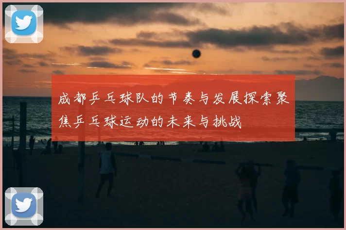 成都乒乓球队的节奏与发展探索聚焦乒乓球运动的未来与挑战