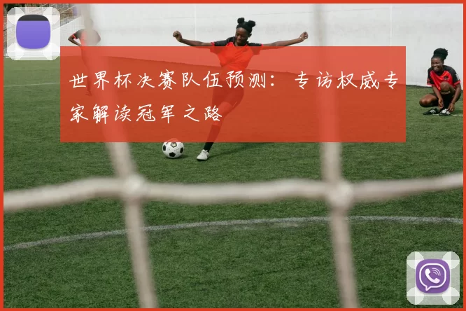 世界杯决赛队伍预测:专访权威专家解读冠军之路