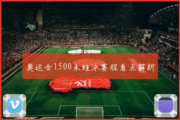 奥运会1500米蛙泳赛程看点解析
