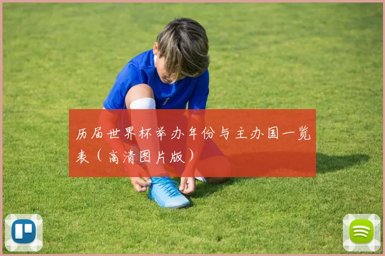 历届世界杯举办年份与主办国一览表(高清图片版)
