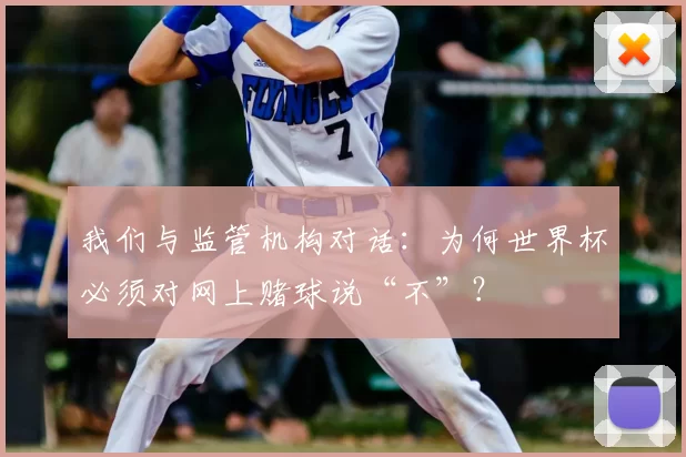 我们与监管机构对话:为何世界杯必须对网上赌球说“不”?